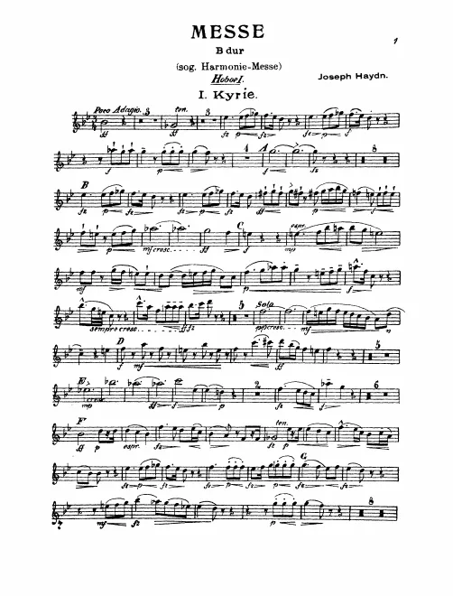 Oboe 1, 2