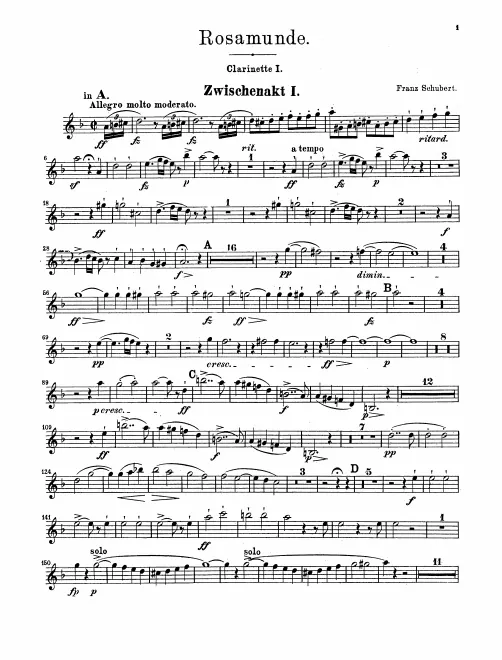 Clarinet 1, 2 (A)
