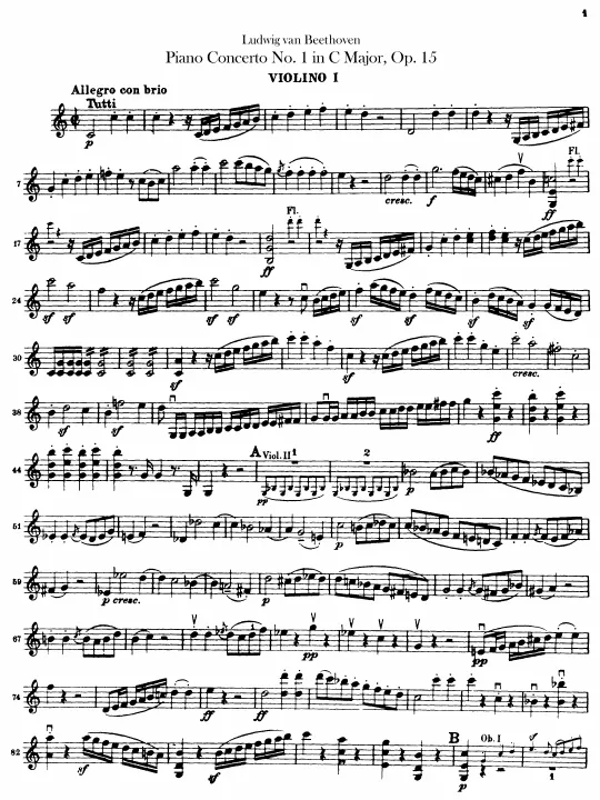 Violins I