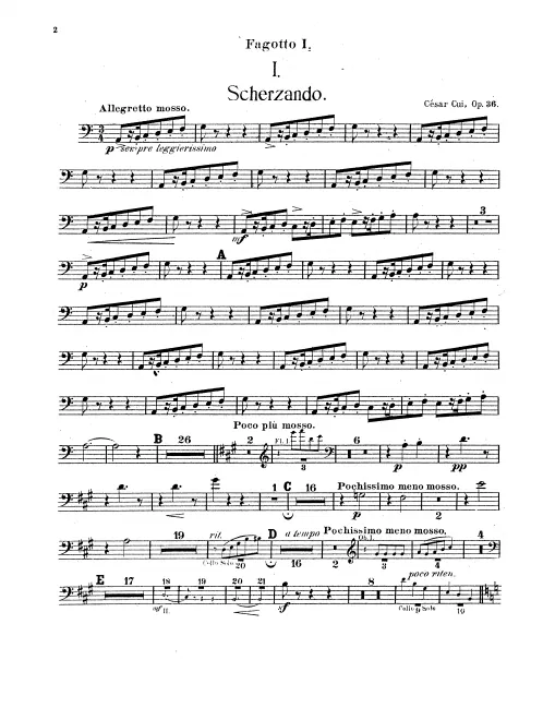 Bassoon 1, 2