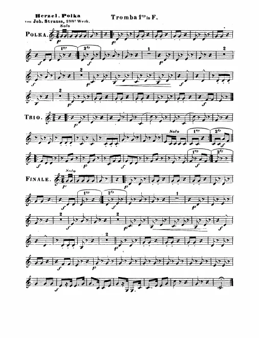 Trumpet 1, 2 (F)