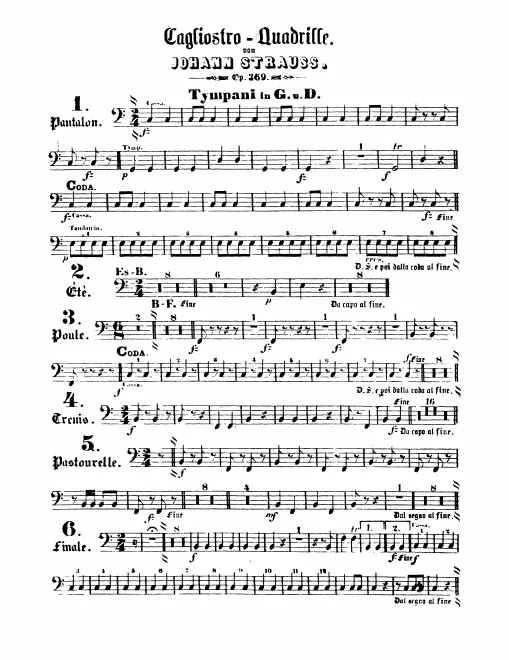 Timpani/Bass Drum/Tambourine, Snare Drum