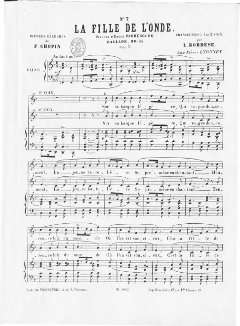 7. La fille de l'onde (Ballade No.2, Op.38)