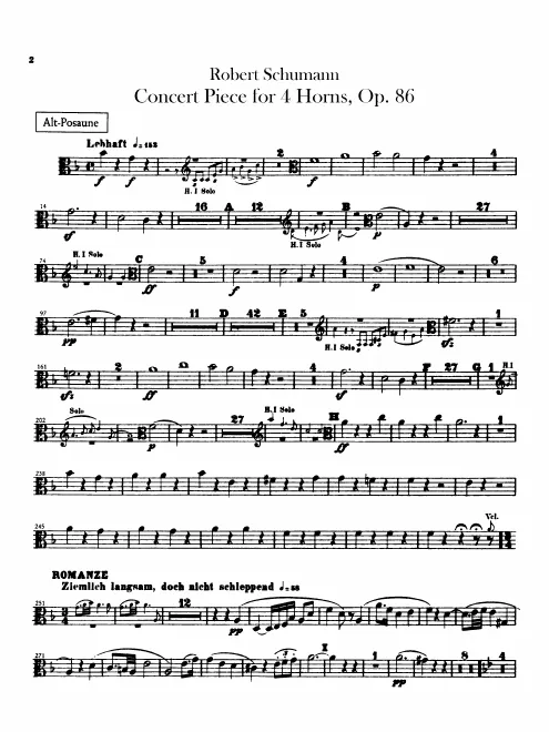 Trombone 1 (alto), 2 (tenor), 3 (bass)