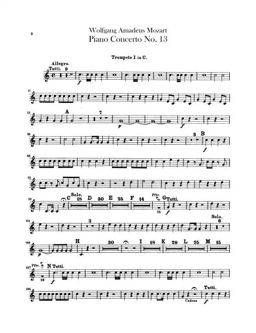 Trumpet 1, 2 (C)