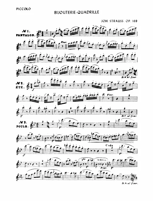 Piccolo, Flute