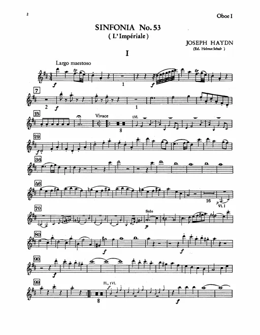 Oboe 1, 2