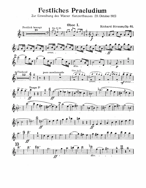 Oboe 1, 2, 3, 4, Heckelphone