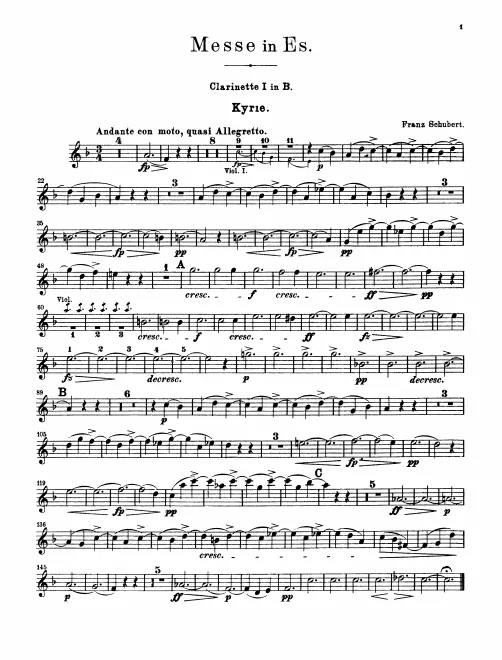 Clarinet 1, 2 (B)