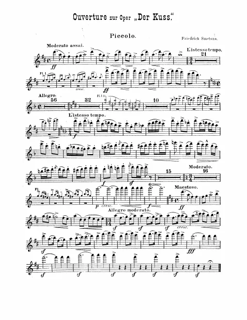 Piccolo, Flute 1, 2