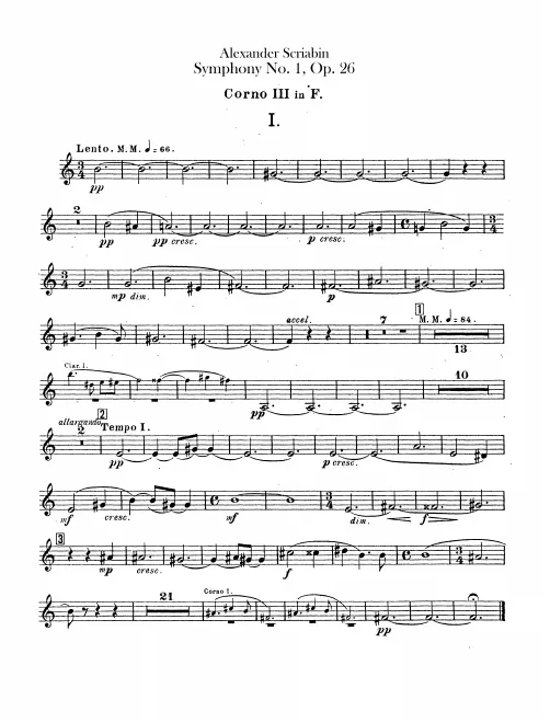 Horn 3, 4 (F)