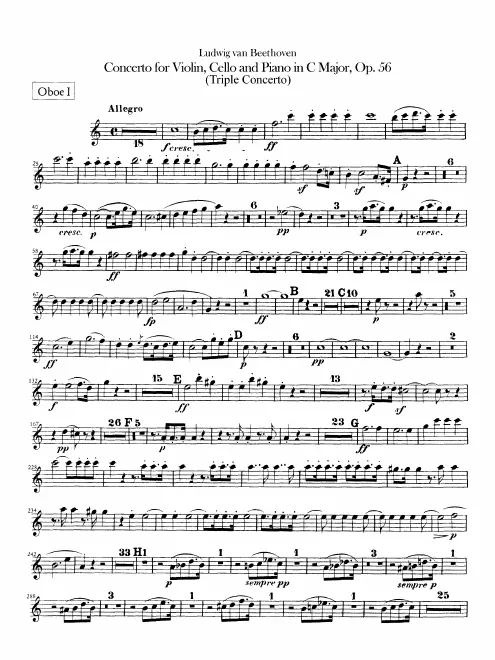 Oboe 1, 2