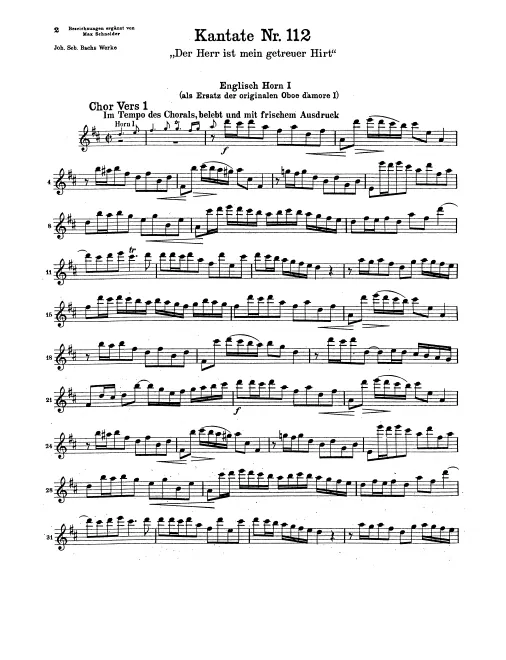 English Horn 1, 2 (Alternate)