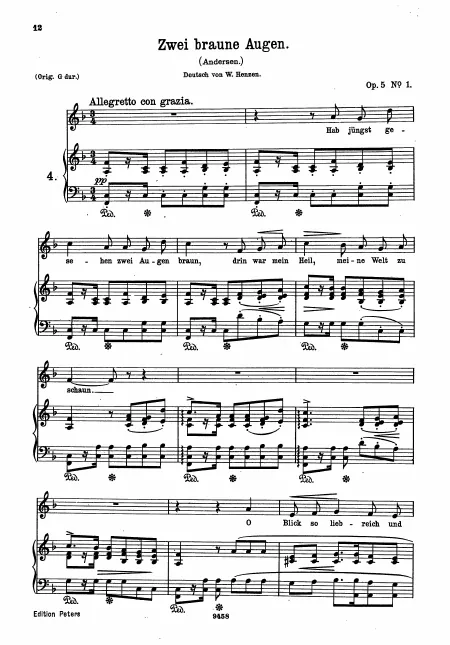 Complete Score (transposed down to )