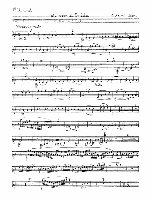 Clarinet 1 (A/B)