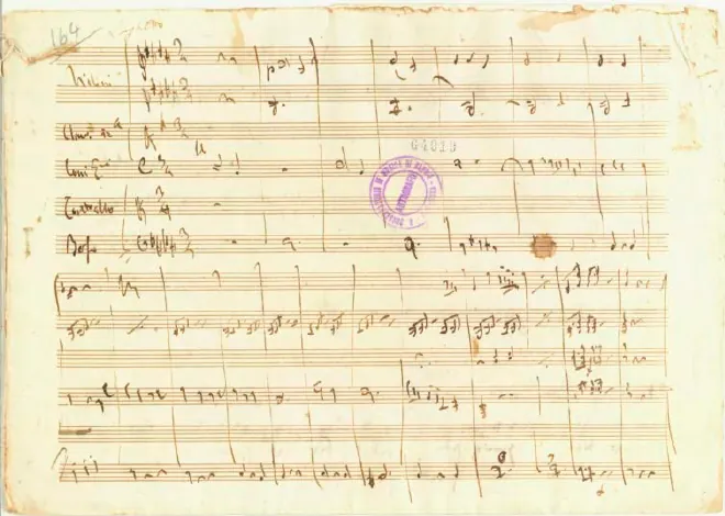 Complete Score (alto solo and horn obbligato)