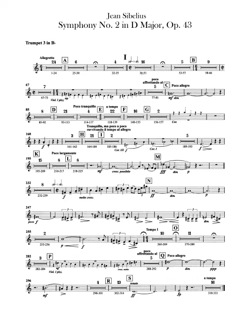 Trumpet 3 (B♭ transposed)
