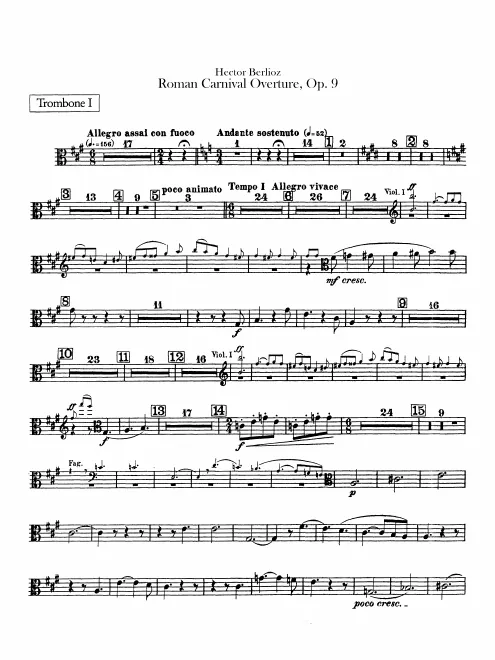 Trombone 1 (Alternate part), 2, 3
