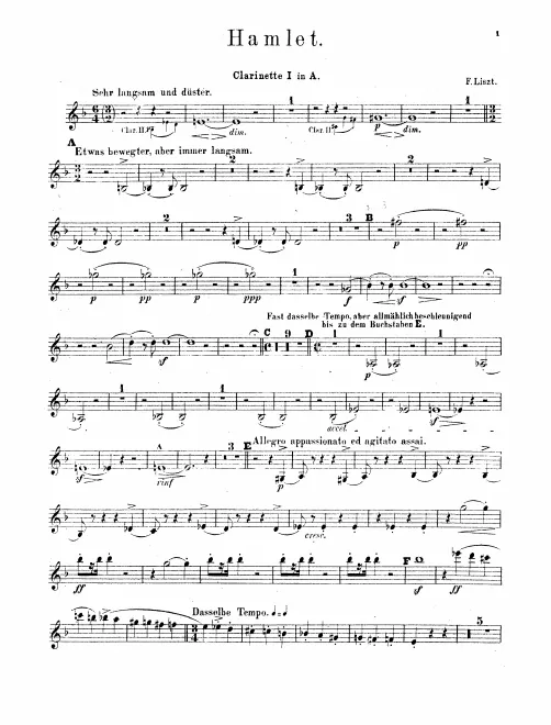 Clarinet 1, 2 (A)