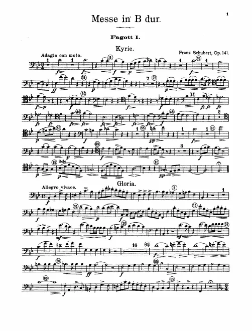 Bassoon 1, 2
