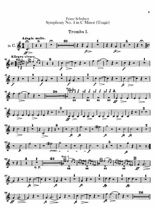 Trumpet 1, 2 (C, E)