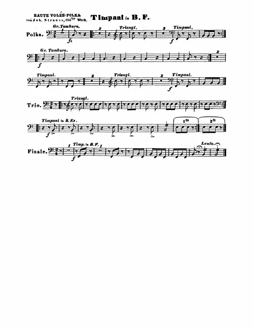 Timpani/Triangle/Bass Drum, Snare Drum