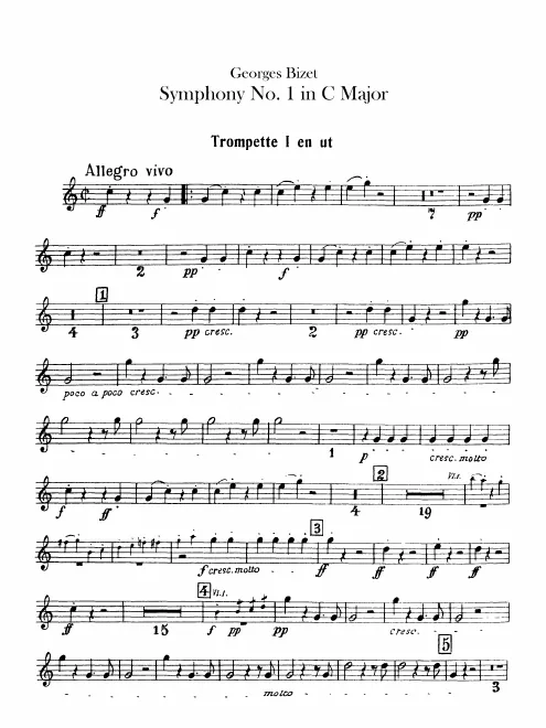 Trumpet 1, 2 (C)