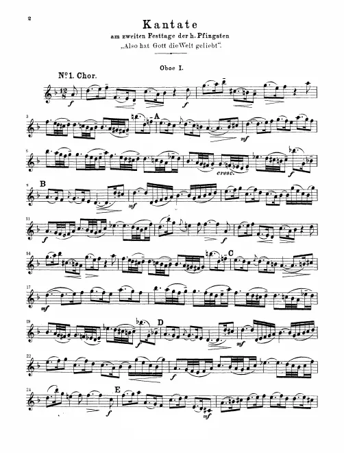 Oboe 1, 2, English Horn