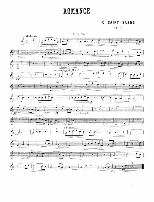 Horn solo (F)