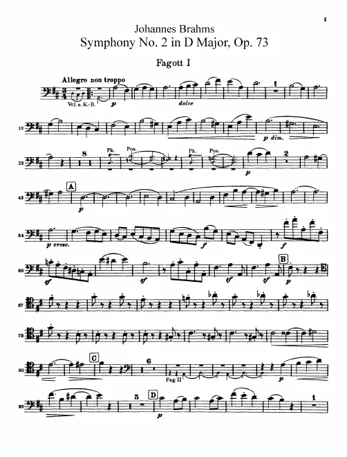 Bassoon 1, 2