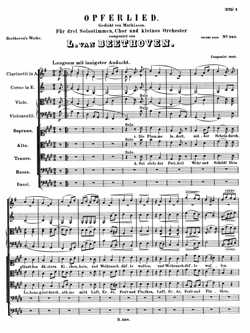 Complete Score (earlier version) (scan)
