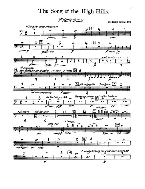 Timpani 1, 2