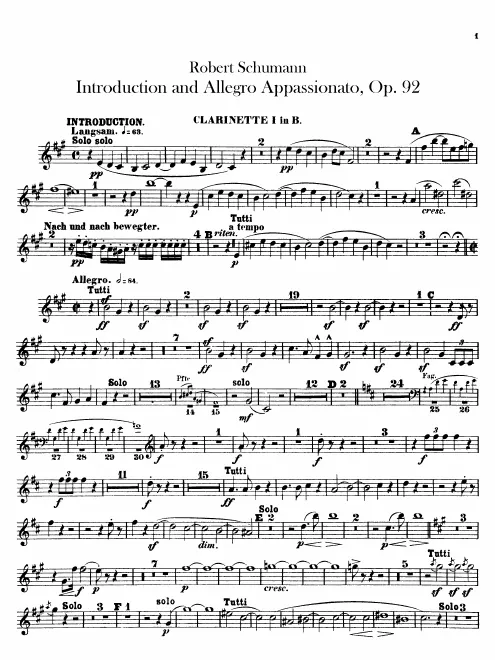 Clarinet 1, 2 (in B)