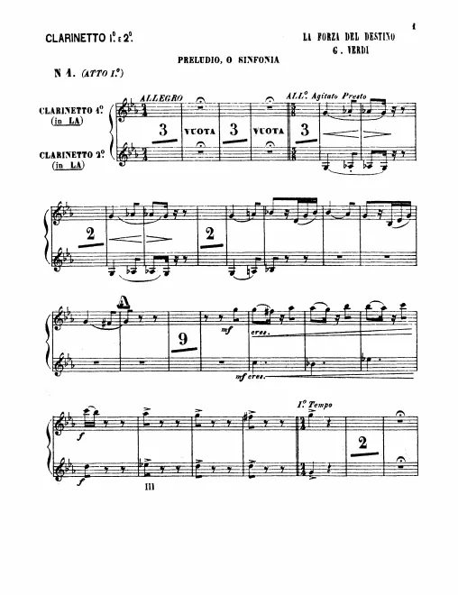 Clarinet 1/2/Bass Clarinet