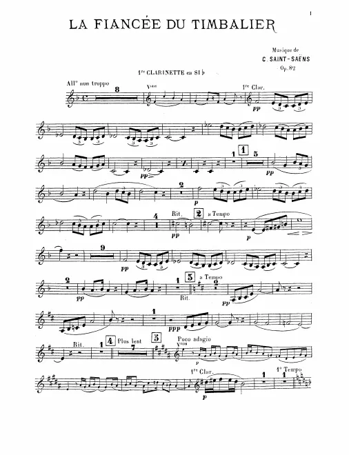 Clarinet 1, 2 (B)