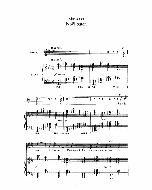 Complete Score (E Major: high voice and piano)