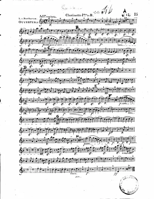 Clarinet (B) 1/2