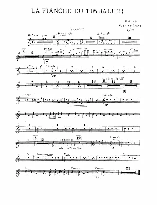 Triangle, Bass Drum/Cymbals