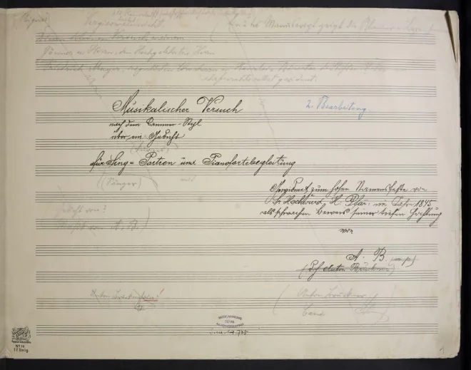 Incomplete Score (Fragment)