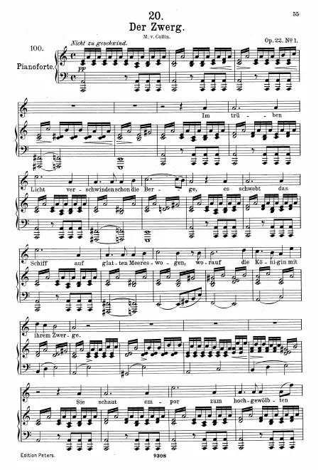 Complete Score (Original / High voice, )