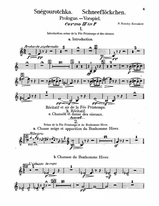 Horn 4 (F)