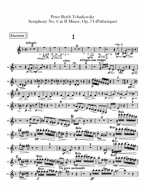 Clarinet 1 (A)