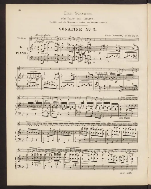 Complete Score and Violin Part (color)