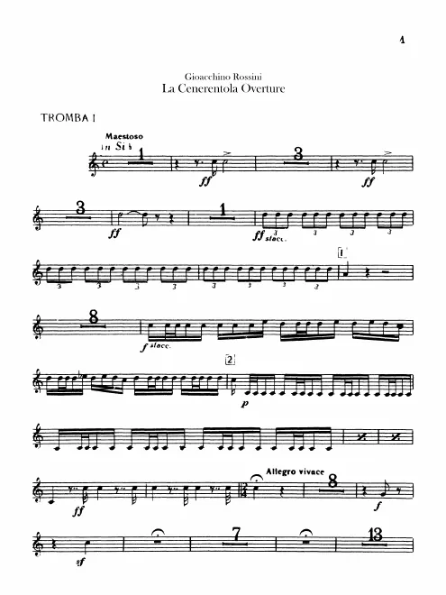 Trumpet 1, 2 (B, E)