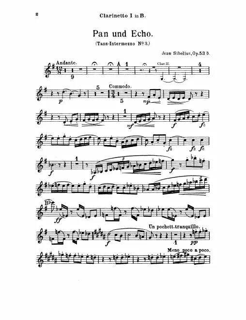 Clarinet 1, 2 (B)