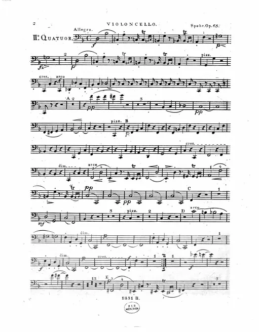 Quartet 2 - Cello