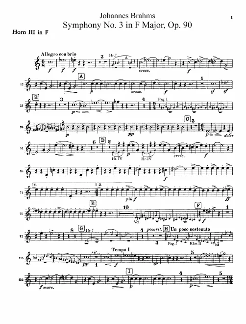Horn 3, 4 (F)