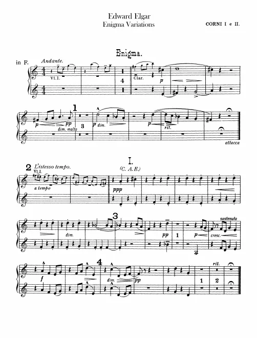 Horn 1/2, 3/4 (F)