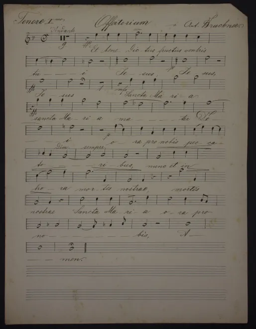 Male Vocal Parts