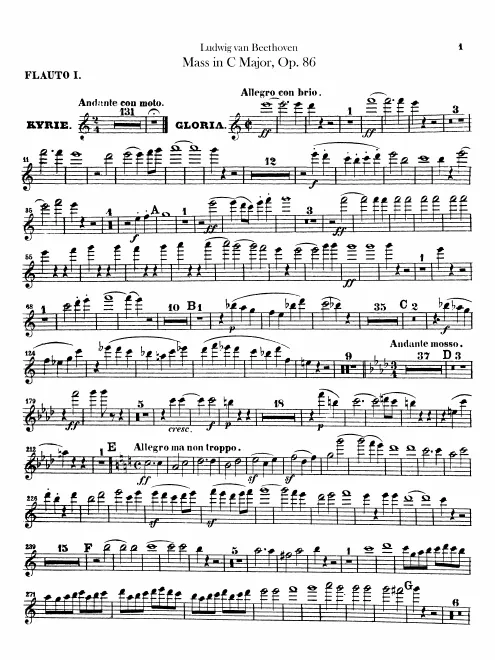 Flute 1, 2